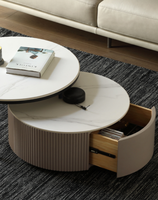 Table basse design indien élégante et peu encombrante pour salon, en bois, petite, fabriquée en Chine