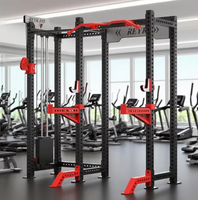 Nouvelle Conception 2025 REYK Station d'Entraînement Multifonctionnelle Demi-Cadre en Acier Carbone pour Squat et Musculation Complète du Corps