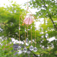 Atrapasoles de Cristal Natural Tallado a Mano, Ecológicos, de Alta Calidad, con Acabado Pulido, en Forma de Bola, Decoración Colgante con Protección UV, Venta al Por Mayor
