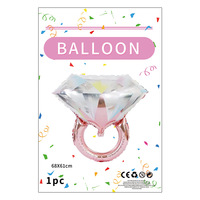 Ballon en aluminium pour demande en mariage romantique, emballage individuel, pour la Saint-Valentin, chambre nuptiale, décoration de mariage et de fiançailles