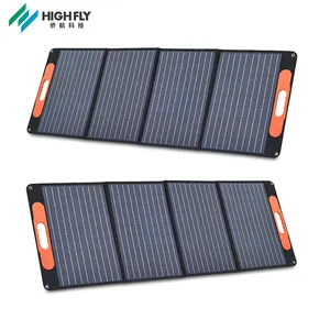 Highfly EU 창고 A11 120W 18V 야외 태양 충전기 태양 전지 패널 시스템 휴대용 접이식 유연한 태양 전지 패널