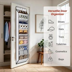 Foldable Over the Door <b>Shoe</b> Organizer Large Deep Pockets Hanging Closet <b>Shoe</b> <b>Storage</b> - Product Image 4