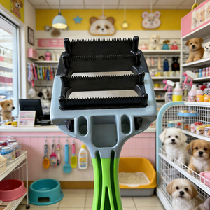 Grooming <strong>Brush</strong>, <strong>Slicker</strong> <strong>Brush</strong> for Shedding &amp; Detangling, Pet Hair Remover with Ergonomic Handle, <strong>Brush</strong> - Product Image 1