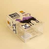 Boîte d'emballage personnalisée en plastique transparent pour crayons, boîte transparente en PET, emballage de papeterie