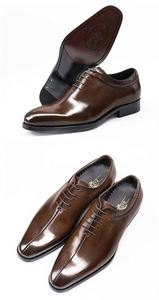 Chaussures Oxford en cuir véritable pour hommes, fabriquées à la main, de luxe, produit de créateur 2025 - Product Image 6