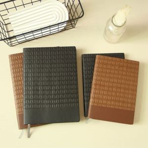 Special Design Leather Cover Sewing Binding <b>Cute</b> Weekly Organizer Diary <b>Notebook</b> for Women Gift - Product Image 2