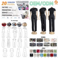 4020 Nouvelle collection été, vêtements de luxe pour femmes, ensemble 2 pièces décontracté à manches courtes avec imprimé design et pantalon en jean