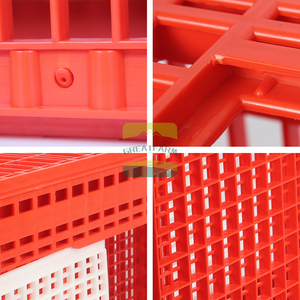 Jaulas de Transporte para Aves de Corral de Plástico de Alta Calidad para Granjas, Caja de Transporte para <span class=keywords><strong>Pollos</strong></span>, Jaula de Transporte - Product Image 6