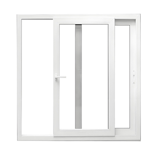 Fenêtre à ouverture horizontale anti-tempête en plastique <span class=keywords><strong>blanc</strong></span> à <span class=keywords><strong>double</strong></span> <span class=keywords><strong>vitrage</strong></span> en <span class=keywords><strong>PVC</strong></span> à <span class=keywords><strong>prix</strong></span> compétitifs - Product Image 3