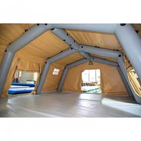 Carpa Inflable Grande de Rescate, Carpa de Comando de Emergencia, Refugio Médico, Fabricante de Carpas de Campo, Uso en Proyectos Gubernamentales