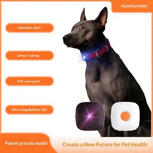 नए सुविधाजनक चमकदार ip65 वाटरप्रूफ लंबे धीरज के लिए पालतू बार्किंग स्टॉपर स्मार्ट प्रशिक्षण कॉलर कंपन कुत्ता - Product Image 2