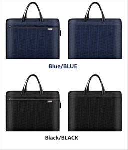 Maletín de Negocios de Tela Oxford para Hombre, Bolsa para Portátil con Cierre de Cremallera, Impermeable y Resistente a los Golpes para Almacenamiento de Documentos - Product Image 4