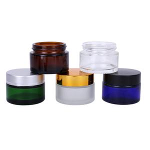 Customized Small 5ml 10ml Cosmetics Cream <b>Glass</b> <b>Mini</b> <b>Jars</b> with Lids - Product Image 3