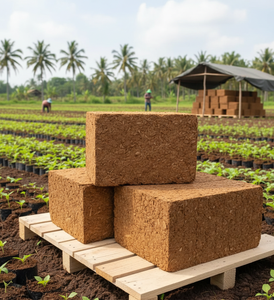 Sustrato de Fibra de Coco/Cocochip Block proporciona una estructura ideal y un control fiable del agua para cultivos - Product Image 3