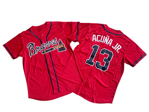 Camiseta de Béisbol Personalizada de los Atlanta Braves de la Liga Americana 2026 - Uniforme Masculino con Logotipo Bordado e Impreso - Product Image 5