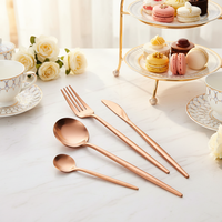 Dingyong OEM/ODM – Ensemble de couverts de mariage classiques en acier inoxydable coloré de qualité supérieure, finition miroir, écologique et durable