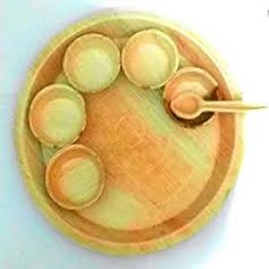 Plats et assiettes légers et écologiques en feuilles d'areca Conception de plantes durables pour les aventures en plein air pour les ustensiles de cuisine de camping - Product Image 5