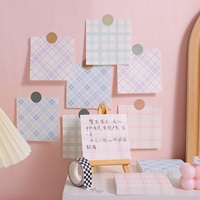 Bantalan Memo berperekat warna-warni catatan tempel lucu kustom perekat kuat untuk rumah kantor dan Notebook warna kertas cerah