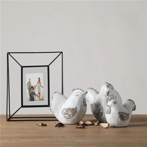Adornos Modernos para el Hogar, Regalos Decorativos de Resina para Sala de Estar, Decoraciones Creativas, <span class=keywords><strong>Gallo</strong></span> de Resina Blanca para Hotel - Product Image 6