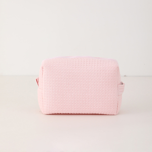 Bolsa de Cosméticos Personalizada en Color Pastel, Estilo Waffle, Ecológica, Portátil, <span class=keywords><strong>para</strong></span> Viaje - Product Image 1