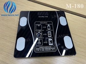 Báscula Inteligente LANNX M-180 para Peso Corporal, Datos de Grasa Corporal, Medición de Salud, Báscula Digital Electrónica Inteligente - Product Image 5