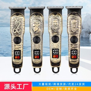 Electric Hair Clipper With Digital <b>Display</b> 1000mAh Battery USB Charging Metal Body For Home Use And Pets - Product Image 5
