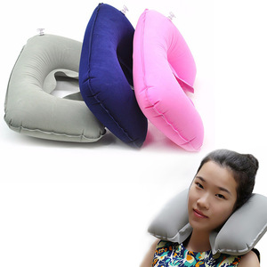 Almohada de Viaje Inflable en Forma de U, Almohada de Viaje Corta, Almohadas de Viaje Económicas, Cojín para Adultos - Product Image 6