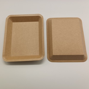 Biodegradable Compostable Food Grade Greaseproof Leakproof Disposable Octagonal <b>Paper</b> <b>Bowl</b> with Pulp Fiber for Salad - Product Image 5