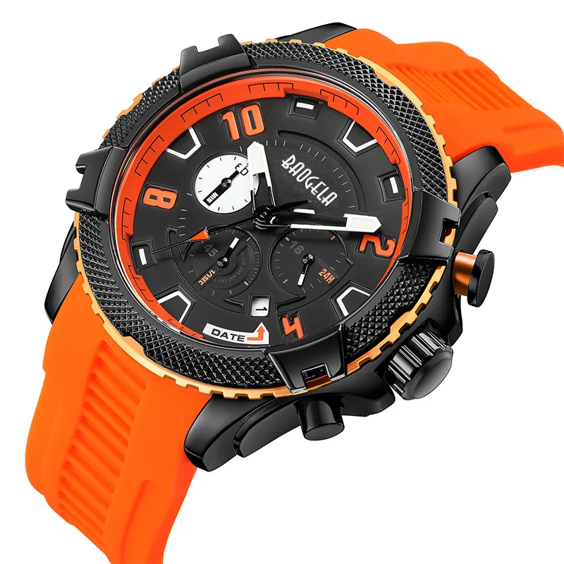 Mannen Sport Horloges Quartz Student Elektronische Mannen Waterdichte Mode Siliconen Band Horloges Mannen Luxe Merk Lichtgevende Horloge