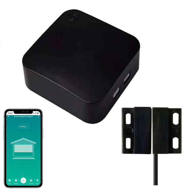 Wifi Gate Opener Wifi Remote Control Tuya Smart Garage Door Opener Controller No Hub Require