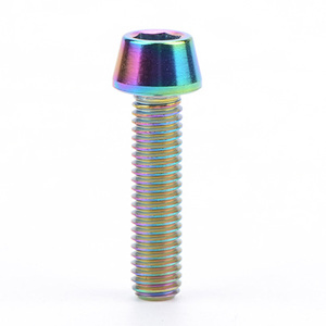 Tornillo de Titanio TITST M5 X 16 18 20 25 30 35 40 45 50 55 60 mm, Tornillo de Cabeza Cónica con Llave Allen para Tija de Bicicleta y Tija de Sillín - Product Image 6