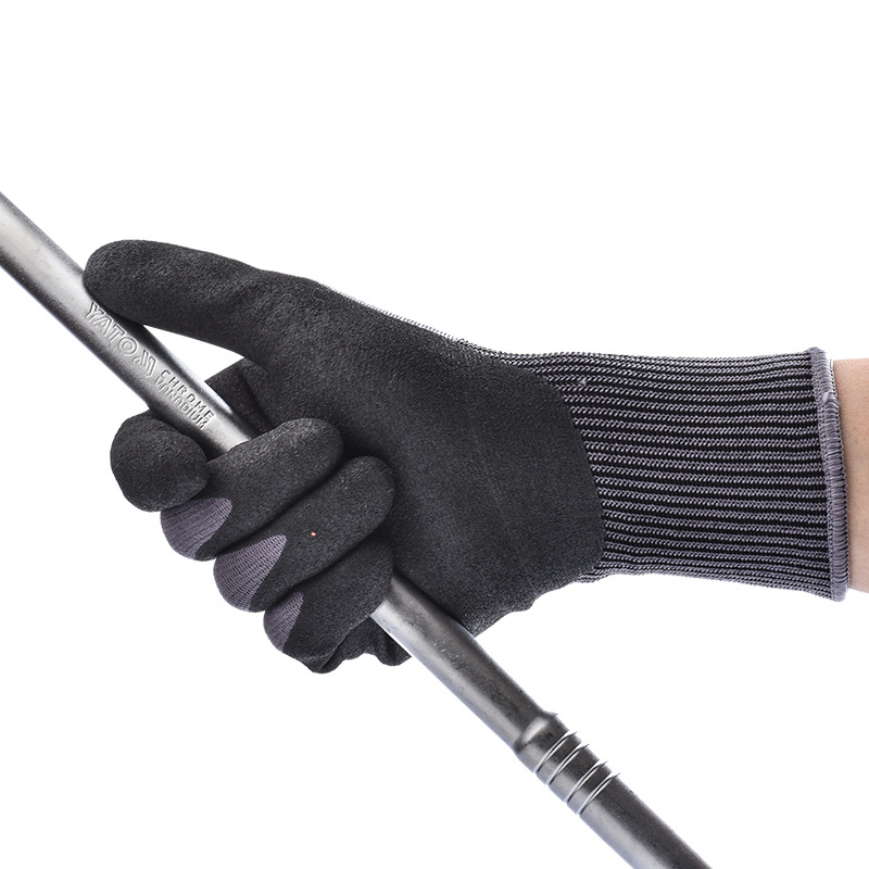 WG-500 XL Industrial Construction Safety Gloves Non-Slip Wear-Resistant Nitrile Labor Protective for Gardening