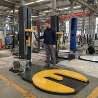 Machine d'emballage automatique de palettes de type M avec plateau tournant, capacité de charge de 1000 kg, pour chariot élévateur, enrouleur de palettes