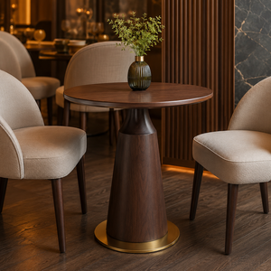 Projet de design d'intérieur personnalisé pour café et restaurant avec mobilier en bois et en métal, bar à café, tables et sièges de salle à manger - Product Image 1