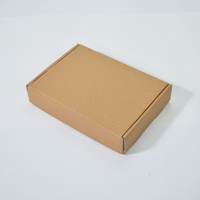 Benutzer definiertes Logo Gedruckte Falt karton Karton Papier verpackung Recycelte braune Wellpappe Karton Porto Postfächer
