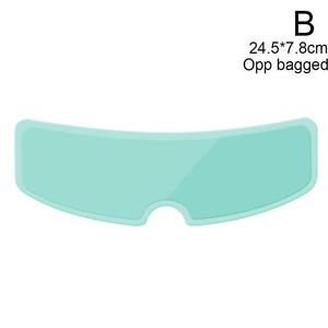 Nouveau <span class=keywords><strong>Film</strong></span> antibrouillard transparent pour moto, accessoires antibrouillard, résistant à la pluie, Patch universel pour casque, objectif mica, - Product Image 5