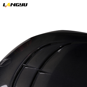 Langyu ฝาครอบเครื่องยนต์ด้านหน้า2010-2016, ฝาครอบเครื่องยนต์คาร์บอนไฟเบอร์สำหรับ VW Volkswagen <span class=keywords><strong>Scirocco</strong></span> อัพเกรดฝากระโปรงหน้า - Product Image 5