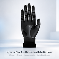 Xynova Flex1, Mano Diestra con IA Incorporada, Dispositivo de Investigación Robótica Humanoide para el Aprendizaje de Agarre