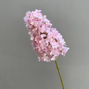 زهرة هيدرانجيا اصطناعية بلاستيكية طويلة الساق للعودة إلى المدرسة وديكور المنزل - Product Image 6