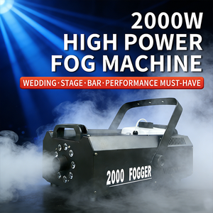 Hotseller MINGLANG 2000W LED Rookmachine Multicolor Rookgenerator IJzeren Materiaal Afstandsbediening AC110-220V 1 Jaar Garantie - Product Image 5