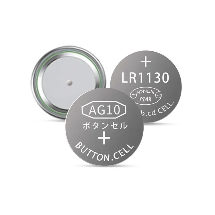Gaonengmax High Performance Button Cell LR1130 LR54 Ag10 Alkaline Coin Cell Battery