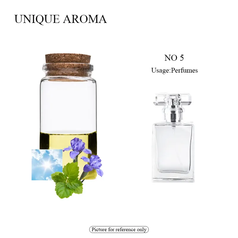 AROMA único NO 5, Perfume para mujer, marca clásica, precio de fábrica, aceites de fragancia de Perfume