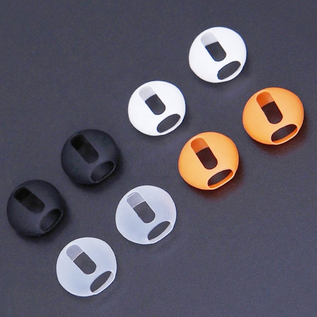 Qipeng Ultrathin Earbuds Cover for Airpods 2 Eartip Covers for Earpods Anti Slip Silicone Ear Tips Cover