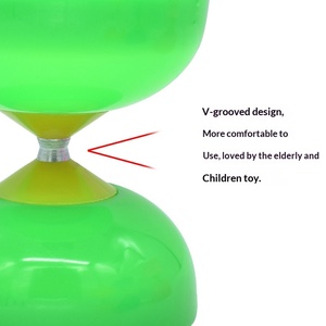 <span class=keywords><strong>Diabolo</strong></span> pour débutants, enfants, élèves du primaire, avec deux cordes et clochettes, idéal pour la remise en forme des personnes âgées, professionnel et complet. - Product Image 5