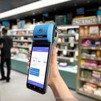 Système de point de vente Android portable 4G NFC Machine de point de vente portable pour les paiements mobiles pour les restaurants hors ligne