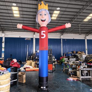 Muñeco publicitario inflable de dos patas, payaso publicitario, sky dancer, tubo inflable, bailarín de aire. - Product Image 5