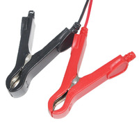 Câble de déconnexion rapide 12V SAE 2 broches, 3 pieds, SAE vers pince de batterie, câble d'extension
