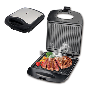 Popular 4 rebanadas <span class=keywords><strong>pan</strong></span> tostadora sándwich parrillas eléctricas Panini parrilla prensa tostadora Panini Maker Sandwichera - Product Image 5