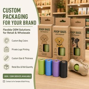 ถุงเก็บอุจจาระสุนัข ย่อยสลายได้ เป็นมิตรกับสิ่งแวดล้อม ทำจากพืช หนา 20 ไมครอน พร้อมที่เก็บสายจูง ใช้งานได้อย่างยั่งยืน - Product Image 6