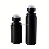 Bouteilles roll-on en plastique vides de 90 ml pour échantillons, en HDPE, PET, PP, avec bille roulante, portables, pour déodorant, flacon roll-on de voyage